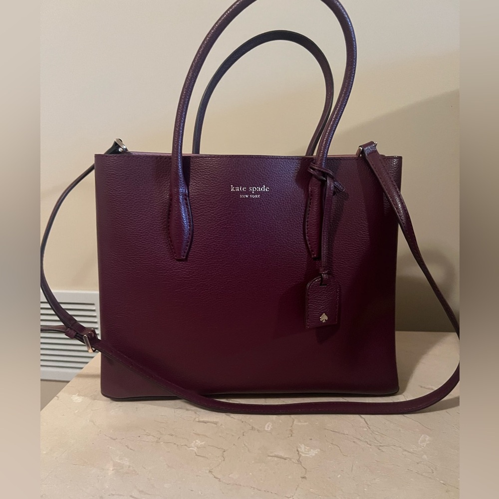 Burgundy Kate Spade Eva Tote